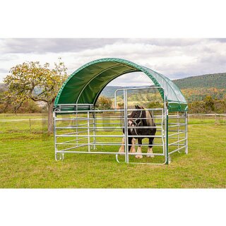 Patura Panel-Dach Compact T-Pfosten grün, 2,40m lang