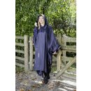 Covalliero Regenponcho - Einheitsgröße - blau - 100% wasserdicht