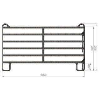 AKO Weidepanel 3,0m - Staffelpreis -  inkl. Lieferung