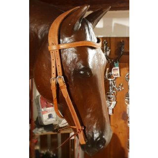 Anatomically Shaped Harness Headstall - Westerntrense - Kopfstück - weich gepolstert