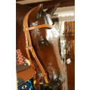Anatomically Shaped Harness Headstall - Westerntrense - Kopfstück - weich gepolstert