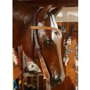 Tooled Headstall with Dots - Westerntrense - Kopfstück - mit Nieten verziert