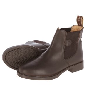 Reitstiefelette Leder Classic - Dunkelbraun