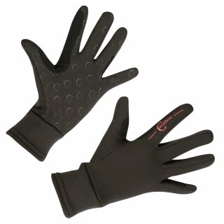 Fleecehandschuh Xaina - Reithandschuh mit Grip - black Damen - M (8)