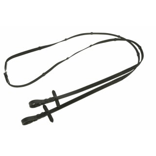 Gummizügel Antislip - gummiert Full - schwarz/braun - 3m lang, 20mm breit