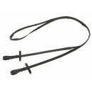 Gummizügel Antislip - gummiert Full - schwarz/braun - 3m lang, 20mm breit
