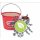 Fulminant Leckeimer Parafit - mit Kräuterzusatz gegen Parasiten -  für Pferde, Rinder, Schafe, Ziegen und Wild - 25 Kg