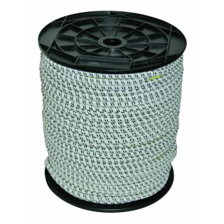 AKO Elastik-Elektroseil - Gummi Elektroseil - Flexiseil - 7mm 50m Rolle