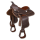 Synthetic Western Sattel - Ponysattel - Westernsattel für Ponys - braun - 12" / 30cm