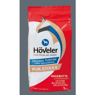 Höveler - Pur.Stixx + Hagebutte - Getreidefreie Belohnung - 1 Kg Beutel