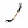 Kinnriemen Curbstrap Rawhide Braided Dark