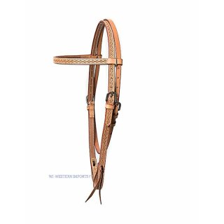 Diamond Tooled Headstall - Kopfstück - Trense - Westerntrense