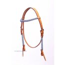 Skyblue Fancy Glitter Headstall - Kopfstück - Trense...