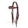 Basket Tooled Fancy Headstall - Kopfstück - Trense - Westerntrense