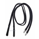 Cotton Split Reins Black - Baumwollzügel - schwarz
