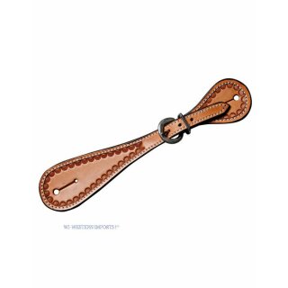 Sporenriemen - Ladies Spurstrap Border Tooled