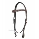 Westerntrense - Kopfstück - Dark Oily Headstall with...