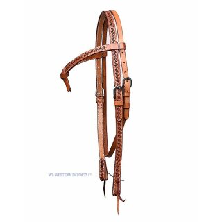 Westerntrense Kopfstück - HEADSTALL W./ CHECKER TOOLING