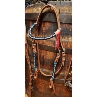 Beaded Headstall - mit Perlen verziert