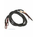 Nylon-Westernzügel - Deluxe Nylon Split Reins, Schwarz