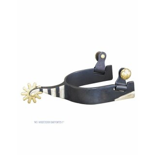 Westernsporen - Sporen - Black Steel Worker - Spur Antik