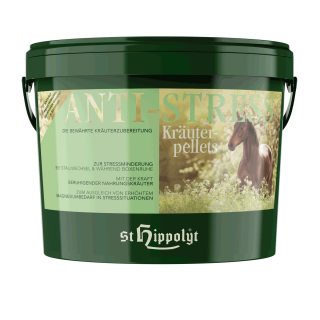 St. Hippolyt - Anti-Stress-Kräuterpellets - Mit Baldrian und Magnesium - Pferdefutter