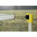 AKO T-Pfosten T-Post Ecklösung Kopfisolator für Band/Seil - 4 St. / Pack schwarz