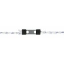AKO Premium Light Weidezaunseil, 6mm, 400m, weiß/blau