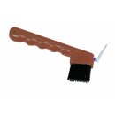 Hufkratzer mit Bürste schwarz