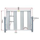 Sicherheits-Pferdefressgitter - 3 Fressplätze - L =...