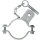 Schelle d=102mm, 1 Halter  - für Sicherheits-Pferdefressgitter