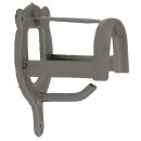 Trensenhalter perldunkelgrau, pulverbeschichtet