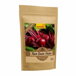 Marstall Rote Beete Flakes - 100% Natur - 250g Beutel