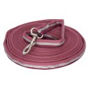 Longierleine - Lunging line soft nylon IRH - 780cm lang - 2,5cm breit Neon Orange