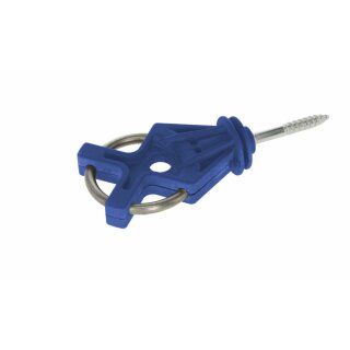 AKO Premium Torgriffisolator X³ Edelstahl - blau - 6er Pack