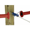 AKO Premium Torgriffisolator X³ Edelstahl - blau - 6er Pack