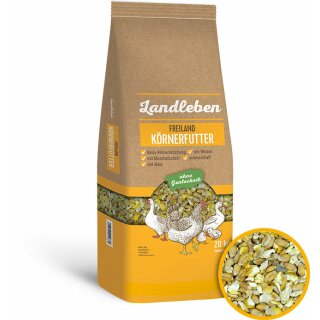 Landleben Freiland Hühnerfutter Körnerfutter  - 20 kg Sack