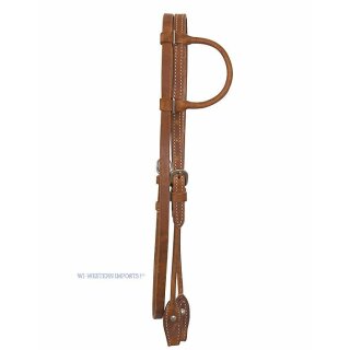 Einohrtrense - Einohr-Kopfstück - Westerntrense - One Ear Headstall with Throatlatch