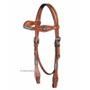 Westerntrense Kaltblut Kopfstück Tooled w. Antique...