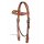 Westerntrense Kaltblut Kopfstück Tooled w. Antique Buckles