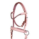 FUNNY Horses - Gebisslose Trense für Holzpferde rosa...