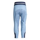 Reitleggings BRIA - Silikon-Vollbesatz - Reithose- Kinderreithose - rauchblau