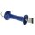 AKO Torgriff Premium - blau - Edelstahl - mit Federzugbegrenzung mit Litzclip Bandanschluss