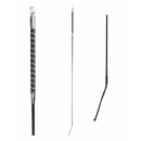Dressurgerte Diamond, schwarz/silber, 110cm