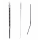 Dressurgerte Diamond, schwarz/silber, 110cm