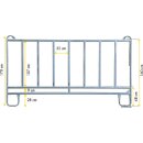 Patura Weidepanel 3,0m - Panel mit Fressgitter - zzgl....