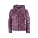 Teddyjacke ALVA Kinderjacke - Plüschjacke - Lila