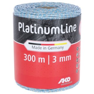 AKO PlatinumLine Litze - Weidezaunlitze - weiß/blau