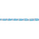 AKO PlatinumLine Litze - Weidezaunlitze - weiß/blau 300m Rolle