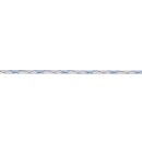 AKO PlatinumLine Seil - Weidezaunseil - weiß/blau 500m Rolle